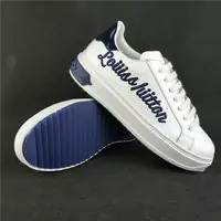 baskets louis vuitton neuve 36-39 40 sneaker time embroidery blue